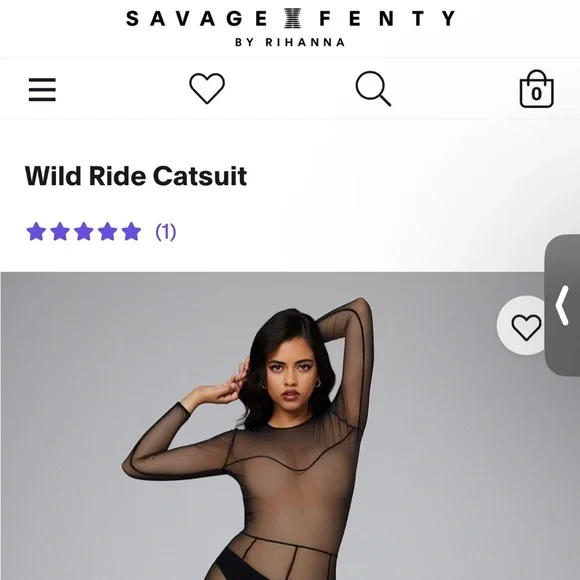 Brand New Savage Fenty Wild Ride Cat Suit - Picture 2 of 2
